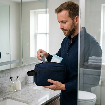 trousse de toilette homme